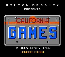 California Games screenshot 3 for NES